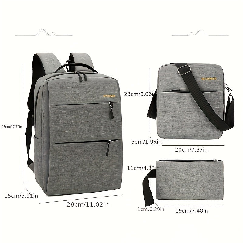 Travel Notebook Style Laptop Backpack