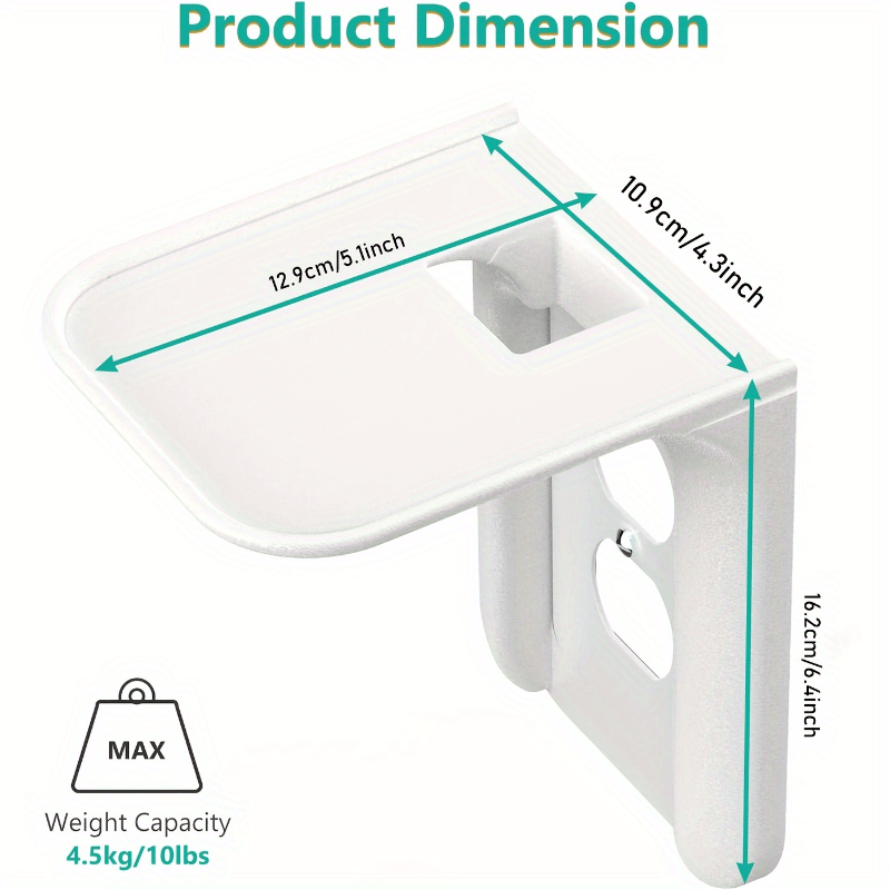 Outlet Shelf Wall Holder