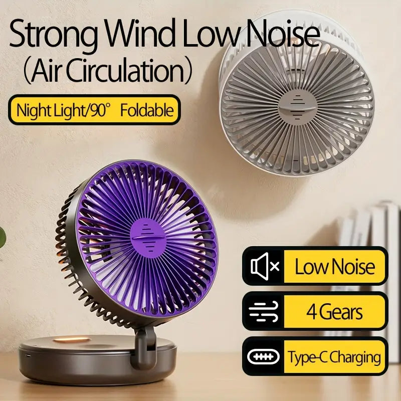 3-in-1 Rechargeable Circulation Fan