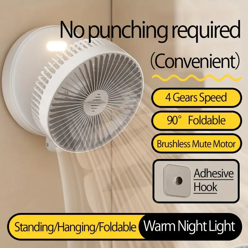 3-in-1 Rechargeable Circulation Fan